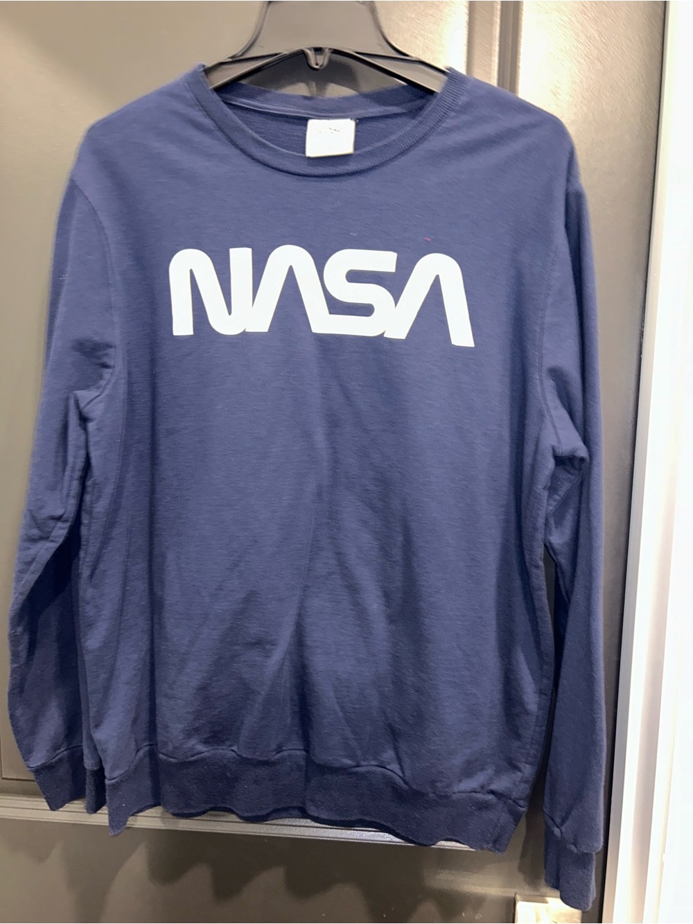 NASA Logo Long Sleeve Sweatshirt - Navy